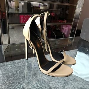 SAINT LAURENT Jane Open Toe Heel Sandals
